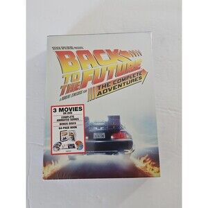 Back to the Future: The Complete Adventures New DVD Book Bonus Discs SEALED